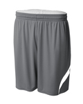 a4 n5364 adult performance doubl/double reversible basketball short Front Thumbnail