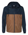 independent trading co. exp54lwz unisex lightweight windbreaker full-zip jacket Front Thumbnail