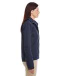 Harriton M705W Women's Auxiliary Canvas Work Jacket Side Thumbnail