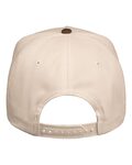 valucap v8869 five-panel twill cap Back Thumbnail