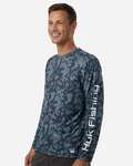 HUK H12L0017 Men's Lopro Running Lakes Long Sleeve T-Shirt Side Thumbnail