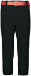 Augusta Sportswear 6850 Gamer Pull-Up Baseball Pant with Loops Front Thumbnail
