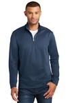 port & company pc590q performance fleece 1/4-zip pullover sweatshirt Front Thumbnail