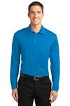 Port Authority K540LS Silk Touch™ Performance Long Sleeve Polo Front Thumbnail