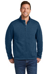 Port Authority F428 Arc Sweater Fleece Jacket Front Thumbnail