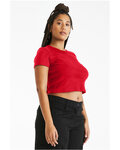Bella + Canvas 1010BE Ladies' Micro Ribbed Baby Tee Side Thumbnail