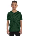 Tie-Dye CD101Y Youth 5.4 oz. 100% Cotton Spider T-Shirt Side Thumbnail