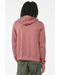 Bella + Canvas 3739 Unisex Sponge Fleece Full-Zip Hooded Sweatshirt Back Thumbnail