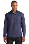 Sport-Tek ST855 Sport-Wick ® Stretch Reflective Heather 1/2-Zip Pullover Front Thumbnail