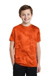 Sport-Tek YST370 Youth CamoHex Tee Front Thumbnail