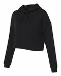 independent trading co. afx64crp women’s lightweight cropped hooded sweatshirt Side Thumbnail