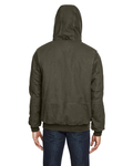 dri duck 5034 men's laramie canvas hooded jacket Back Thumbnail