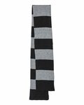 sportsman sp02 rugby-striped knit scarf Front Thumbnail