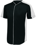 augusta sportswear 1655 adult full-button baseball jersey Front Thumbnail