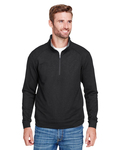 j america ja8434 adult omega stretch quarter-zip Front Thumbnail