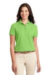 Port Authority L500 Ladies Silk Touch™ Polo Front Thumbnail