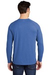 sport-tek st400ls posicharge ® long sleeve tri-blend wicking raglan tee Back Thumbnail