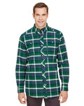 backpacker bp7091t men's tall stretch flannel shirt Front Thumbnail