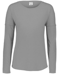 Augusta Sportswear AG3077 Ladies' Tri-Blend Long Slevee T-Shirt Front Thumbnail