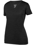 Augusta Sportswear 2902 Ladies Shadow Tonal Heather Training Tee Front Thumbnail