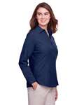 UltraClub UC500W Women's Bradley Performance Woven Shirt Side Thumbnail