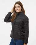 burnside 5713 ladies' quilted puffer jacket Side Thumbnail
