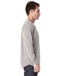 Next Level 6072 Men's Triblend Long-Sleeve Henley Side Thumbnail