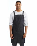 artisan collection by reprime rp129 cross back barista apron Front Thumbnail