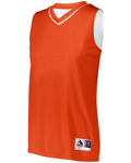 Augusta Sportswear 154 Ladies' Reversible Two-Color Sleeveless Jersey Front Thumbnail