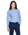 Devon & Jones D645W Ladies' Crown Woven Collection™ Banker Stripe Front Thumbnail