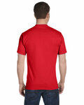hanes 5180 beefy-t ® - 100% cotton t-shirt Back Thumbnail