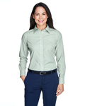 devon & jones d645w ladies' crown woven collection™ banker stripe Front Thumbnail