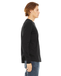 bella + canvas 3150 men's jersey long-sleeve henley Side Thumbnail