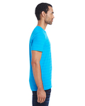 threadfast apparel 152a men's invisible stripe short-sleeve t-shirt Side Thumbnail