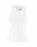 augusta sportswear as1202 ladies poly/spandex solid racerback tank Front Thumbnail