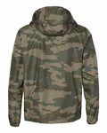 Independent Trading Co. EXP54LWZ Unisex Lightweight Windbreaker Full-Zip Jacket Back Thumbnail