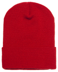 Yupoong 1501 Adult Cuffed Knit Beanie Front Thumbnail