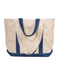 liberty bags 8871 windward large cotton canvas classic resort tote Front Thumbnail