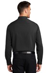 port authority w401 long sleeve performance staff shirt Back Thumbnail