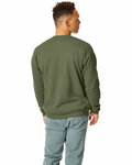 Hanes P1607 Unisex Ecosmart® 50/50 Crewneck Sweatshirt Back Thumbnail