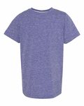 LAT 6191 Youth Harborside Mélange T-Shirt Front Thumbnail