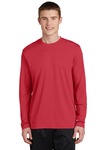 sport-tek st340ls posicharge ® racermesh ® long sleeve tee Front Thumbnail