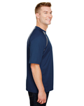 a4 n3001 men's spartan short sleeve color block crew neck t-shirt Side Thumbnail