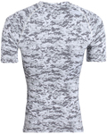 augusta sportswear 2601 youth hyperform compress short-sleeve shirt Back Thumbnail