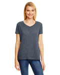 Hanes 42VT Ladies' X-Temp® Triblend V-Neck T-Shirt Front Thumbnail