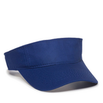 outdoor cap pctv-100 premium cotton twill visor Front Thumbnail