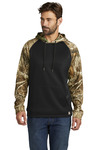 russell outdoors ru451 realtree ® performance colorblock pullover hoodie Front Thumbnail