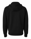 independent trading co. exp80ptz poly-tech full-zip hooded sweatshirt Back Thumbnail