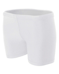 a4 nw5313 ladies' 4" inseam compression shorts Front Thumbnail