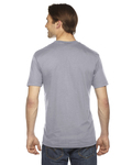 American Apparel 2456 Unisex USA Made Fine Jersey Short-Sleeve V-Neck T-Shirt Back Thumbnail